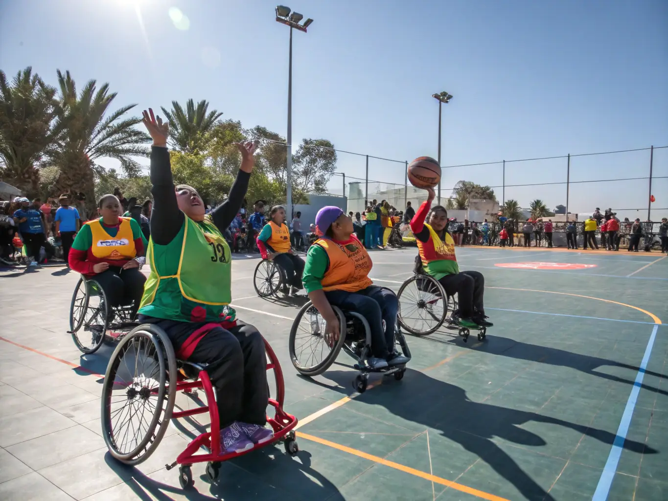 A person with a disability participating in an adaptive sports program, showcasing inclusivity and the organization's commitment to providing opportunities for all.